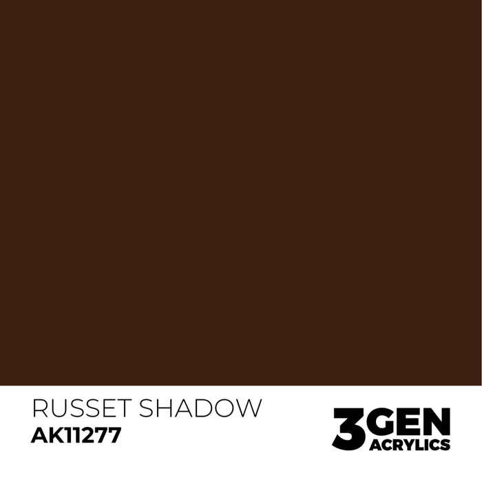 AK Interactive 11277 Color Punch: Russet Shadow 3G Acrylic Paint 17ml Bottle