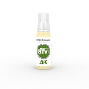 AK Interactive 11333 AFV Series: Cream White 3G Acrylic Paint 17ml Bottle