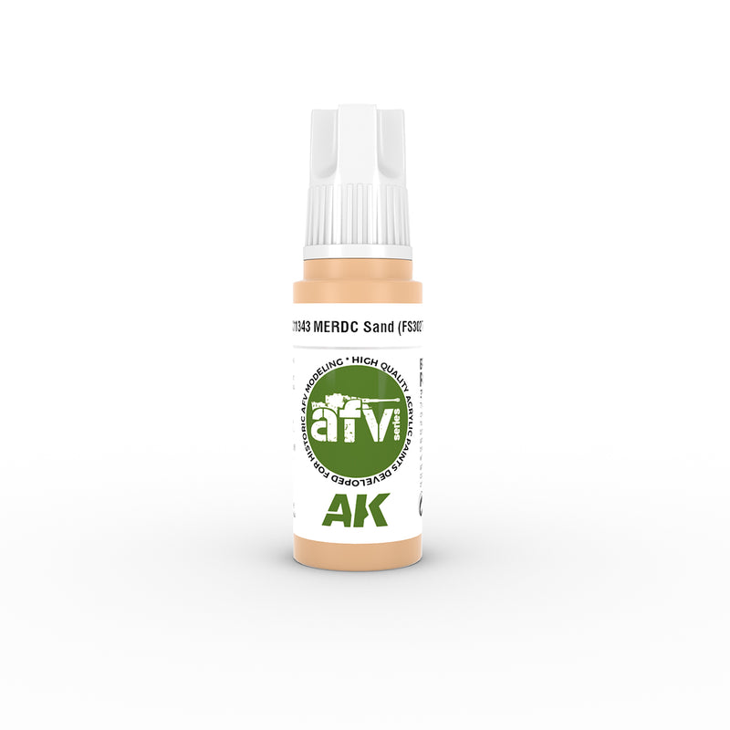 AK Interactive 11343 AFV Series: MERDC Sand FS30277 3G Acrylic Paint 17ml Bottle