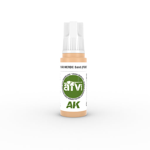 AK Interactive 11343 AFV Series: MERDC Sand FS30277 3G Acrylic Paint 17ml Bottle