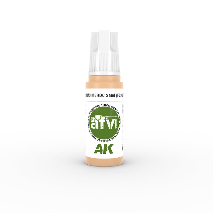 AK Interactive 11343 AFV Series: MERDC Sand FS30277 3G Acrylic Paint 17ml Bottle