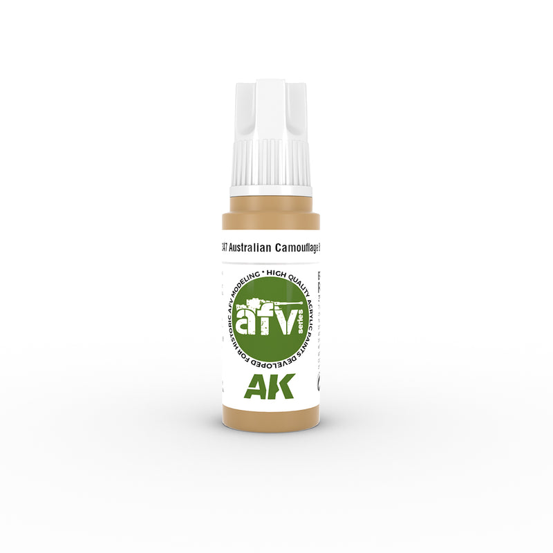 AK Interactive 11347 AFV Series: Australian Camouflage Brown 3G Acrylic Paint 17ml Bottle