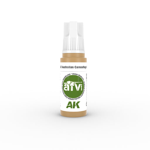 AK Interactive 11347 AFV Series: Australian Camouflage Brown 3G Acrylic Paint 17ml Bottle