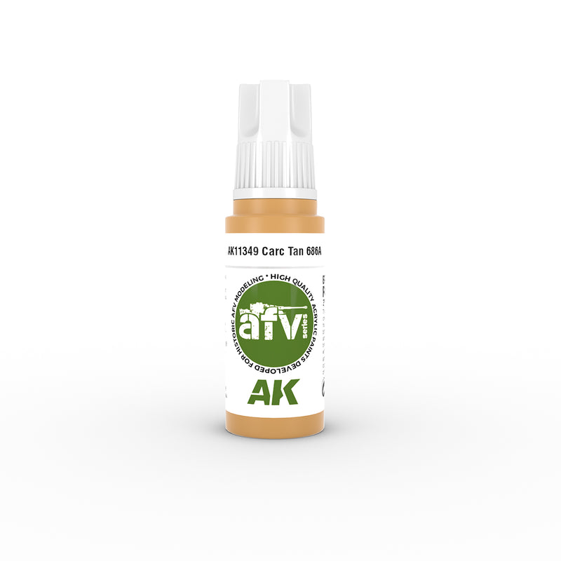 AK Interactive 11349 AFV Series: CARC Tan 686A FS33446 3G Acrylic Paint 17ml Bottle