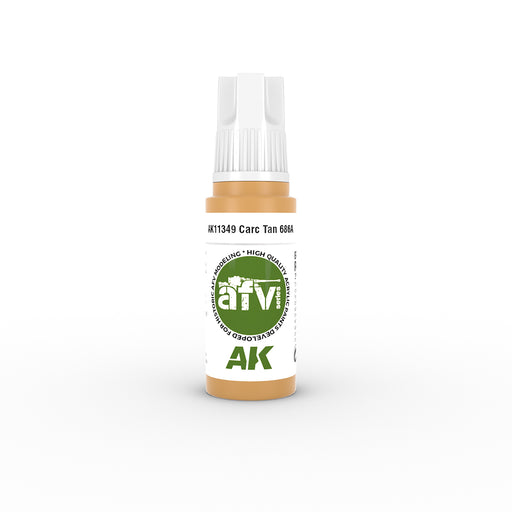 AK Interactive 11349 AFV Series: CARC Tan 686A FS33446 3G Acrylic Paint 17ml Bottle