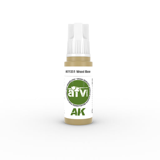 AK Interactive 11351 AFV Series: Wood Base 3G Acrylic Paint 17ml Bottle