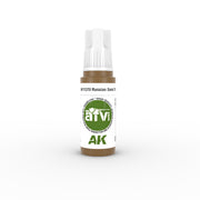 AK Interactive 11370 AFV Series: Russian Sand 7K 3G Acrylic Paint 17ml Bottle