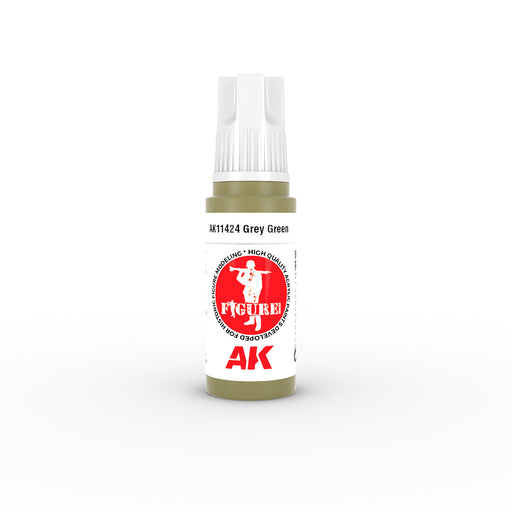 AK Interactive 11424 Figures Series: Grey Green 3G Acrylic Paint 17ml Bottle