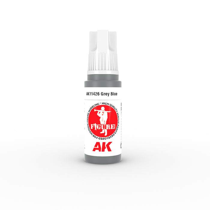 AK Interactive 11426 Figures Series: Grey Blue 3G Acrylic Paint 17ml Bottle