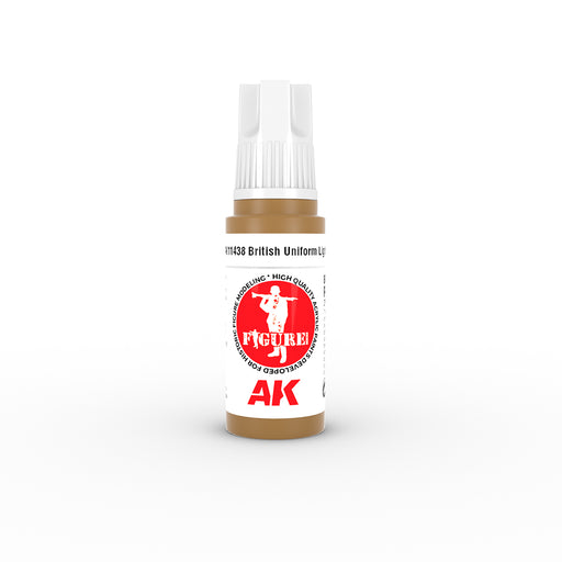 AK Interactive 11438 Figures Series: British Uniform Lights 3G Acrylic Paint 17ml Bottle
