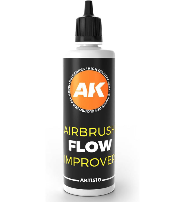 AK Interactive 11510 Airbrush Flow Improver 100ml Bottle