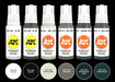 AK Interactive 11601 Non-Metallic Metal Steel 3G Acrylic Paint Set (6 Colors)