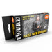 AK Interactive 11622 Figures Series: Waffen SS Panzer Crew Uniforms 3G Acrylic Paint Set (6 Colors)