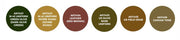 AK Interactive 11634 Figures Series: WWII US Army Uniforms 3G Acrylic Paint Set (6 Colors)