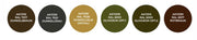 AK Interactive 11656 AFV Series: German Army Panzer Camouflage 1937-44 3G Acrylic Paint Set (6 Colors)