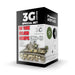 AK Interactive 11675 AFV Series: US Tank Europe 1944-45 3G Acrylic Paint Set (3 Colors)