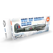 AK Interactive 11723 Air Series: WWII RAF Aircraft 3G Acrylic Paint Set (8 Colors)