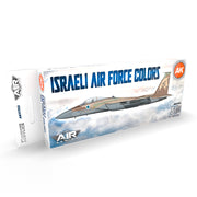 AK Interactive 11752 Air Series: Israeli Air Force Aircraft 3G Acrylic Paint Set (8 Colors)