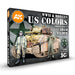 AK Interactive 11763 WWII & Modern US 3G Acrylic Paint Set (18 Colors)