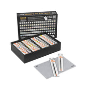 AK Interactive 11784 Wargame: Paint It All Box 3G Acrylic Set (108 Colors) with Brushes & Mat