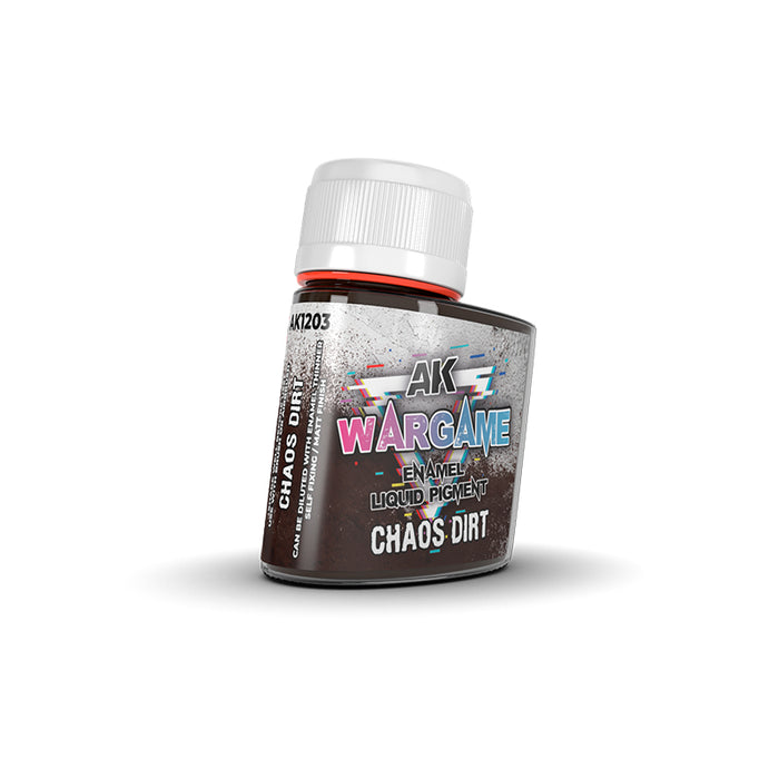 AK Interactive 1203 Wargame: Chaos Dirt Liquid Pigment Enamel 35ml Bottle