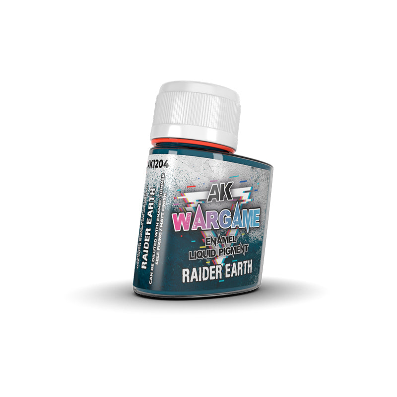 AK Interactive 1204 Wargame: Raider Earth Liquid Pigment Enamel 35ml Bottle
