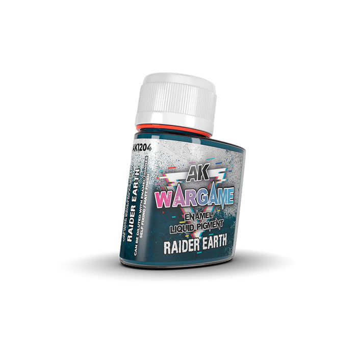 AK Interactive 1204 Wargame: Raider Earth Liquid Pigment Enamel 35ml Bottle