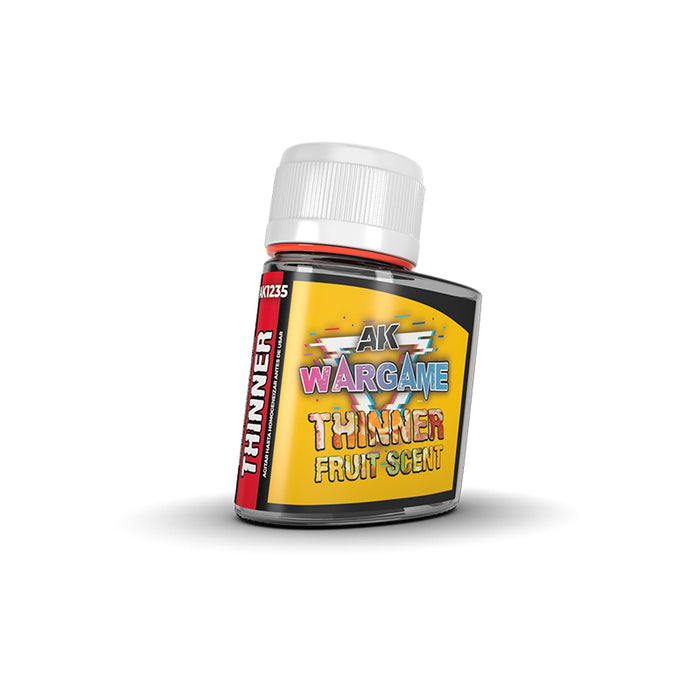 AK Interactive 1235 Wargame: Fruit Scent Mineral Thinner 125ml Bottle for Enamel/Oil