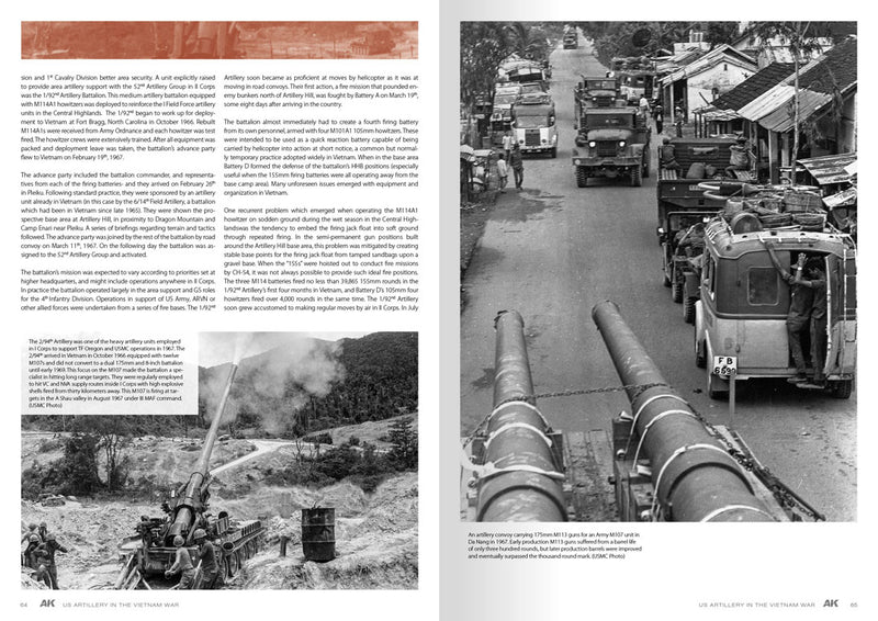 AK Interactive 130007 American Artillery in Vietnam Book (Hardcover)