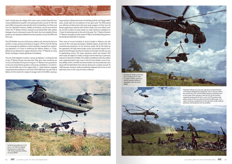 AK Interactive 130007 American Artillery in Vietnam Book (Hardcover)