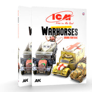 AK Interactive 130011 ICM- How to Paint & Weather WWII Trucks Warhorses Book