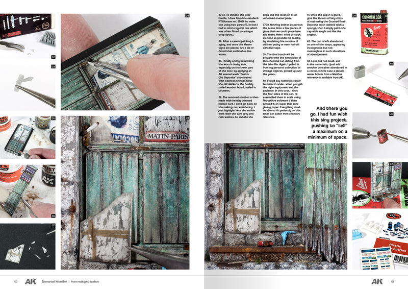 AK Interactive 130018 From Reality to Realism: Step by Step Guide for Scale Modelers Book (Hardcover)