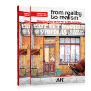 AK Interactive 130018 From Reality to Realism: Step by Step Guide for Scale Modelers Book (Hardcover)