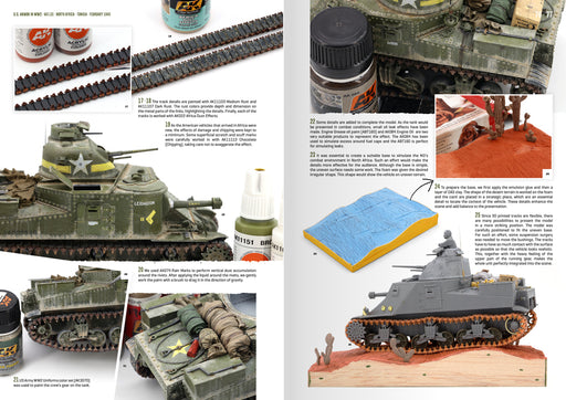 AK Interactive 130019 U.S. Armor in WW2 Modelling U.S. Armor from Pacific to Normandy Book (Softcover)