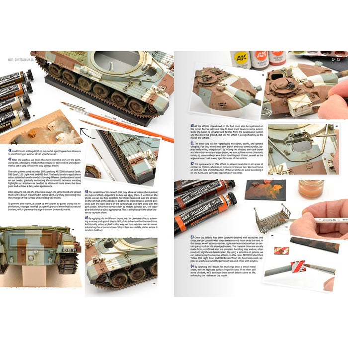 AK Interactive 130021 MBT Modern Battle Tanks Guide to Painting & Weathering Book (Semi-Hardcover)