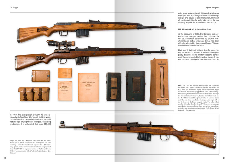 AK Interactive 130025 Die Gruppe Weapons & Equipment of The German Infantry Squad 1939-1945 Book (Hardcover)