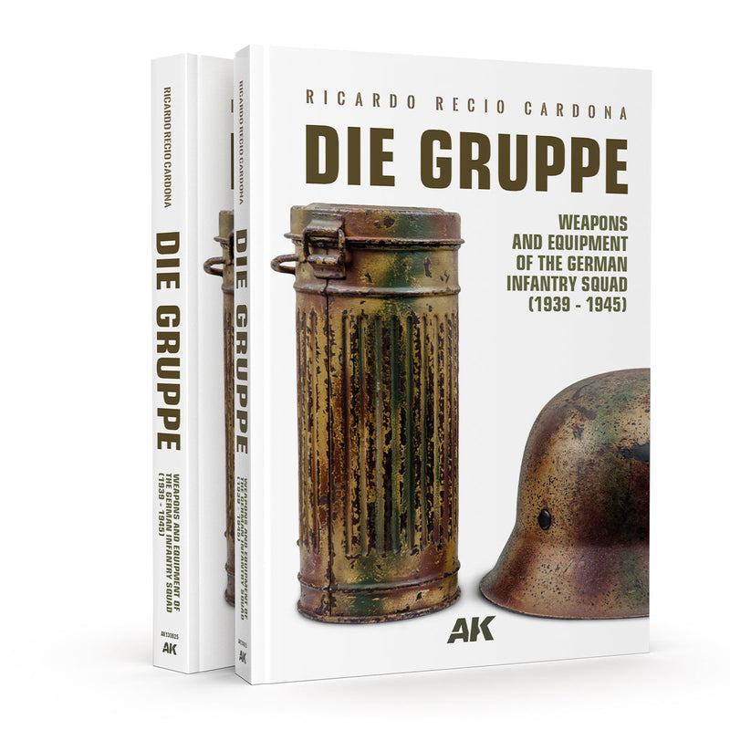AK Interactive 130025 Die Gruppe Weapons & Equipment of The German Infantry Squad 1939-1945 Book (Hardcover)