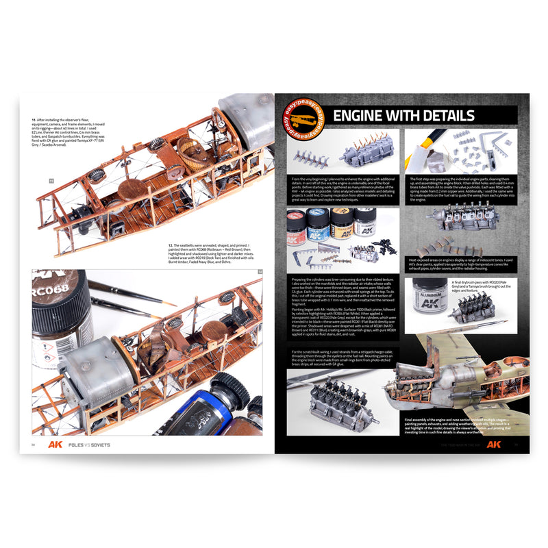 AK Interactive 130031 Polish & Soviet 1920 War in Air Book