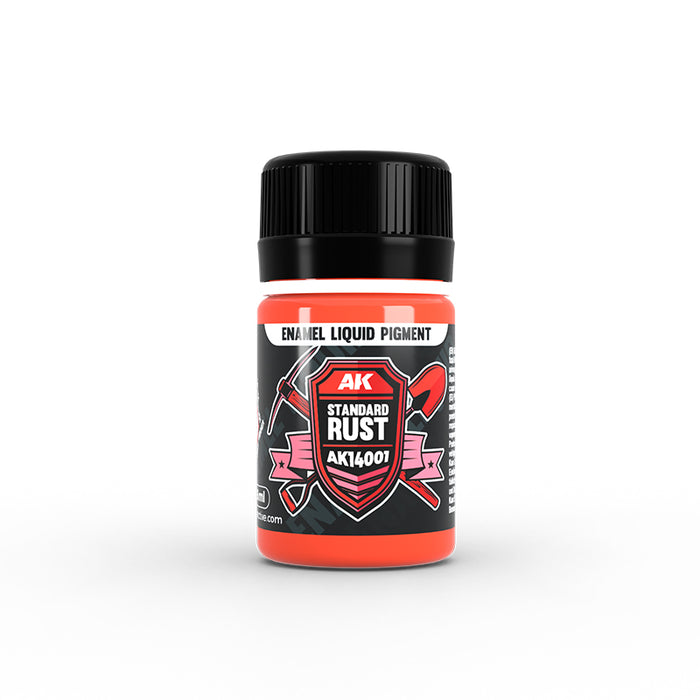 AK Interactive 14001 Standard Rust Liquid Pigment Enamel 35ml Bottle