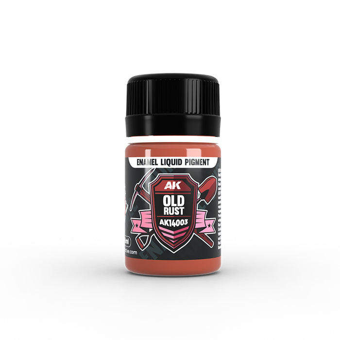 AK Interactive 14003 Old Rust Liquid Pigment Enamel 35ml Bottle
