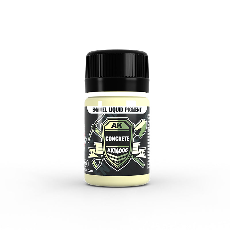 AK Interactive 14006 Concrete Liquid Pigment Enamel 35ml Bottle