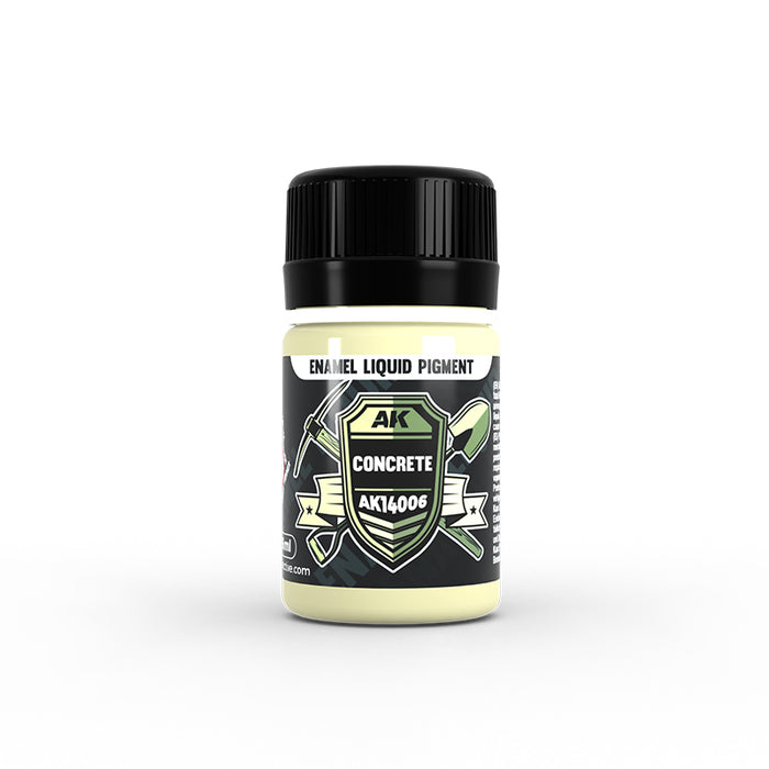 AK Interactive 14006 Concrete Liquid Pigment Enamel 35ml Bottle