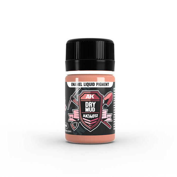 AK Interactive 14012 Dry Mud Liquid Pigment Enamel 35ml Bottle