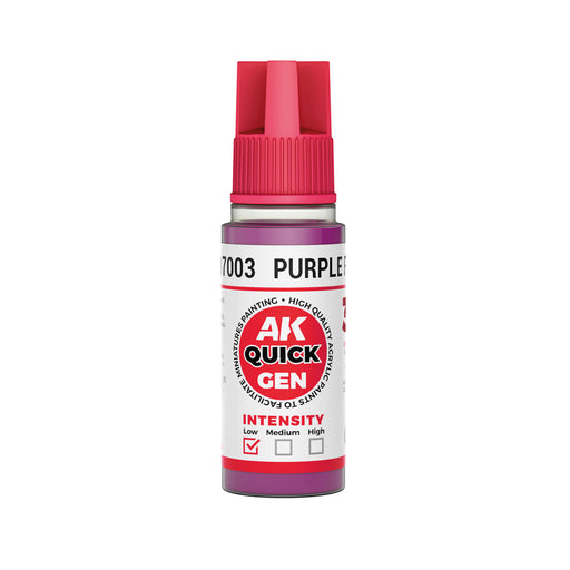 AK Interactive 17003 Quick Gen: Purple Flesh Acrylic Paint 18ml Bottle