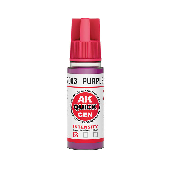 AK Interactive 17003 Quick Gen: Purple Flesh Acrylic Paint 18ml Bottle