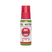 AK Interactive 17022 Quick Gen: Rotten Green Acrylic Paint 18ml Bottle