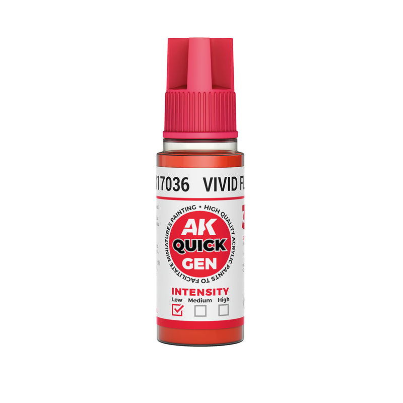 AK Interactive 17036 Quick Gen: Vivid Flesh Acrylic Paint 18ml Bottle