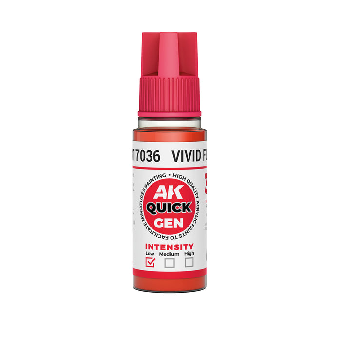 AK Interactive 17036 Quick Gen: Vivid Flesh Acrylic Paint 18ml Bottle