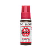 AK Interactive 17047 Quick Gen: Brown Black Acrylic Paint 18ml Bottle