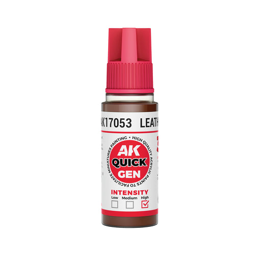 AK Interactive 17053 Quick Gen: Leather Acrylic Paint 18ml Bottle